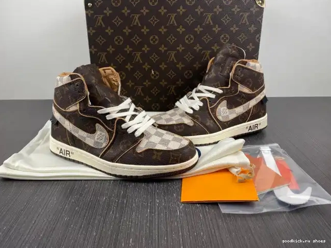 Rep Air 1 Jordan LV OFF-WHITE x 0428